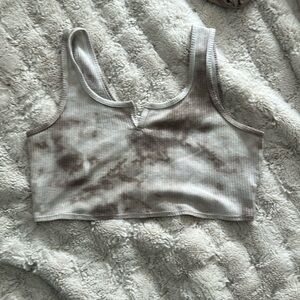 Tye dye crop top